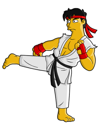 Illustration for article titled Street Fighter vs The Simpsons